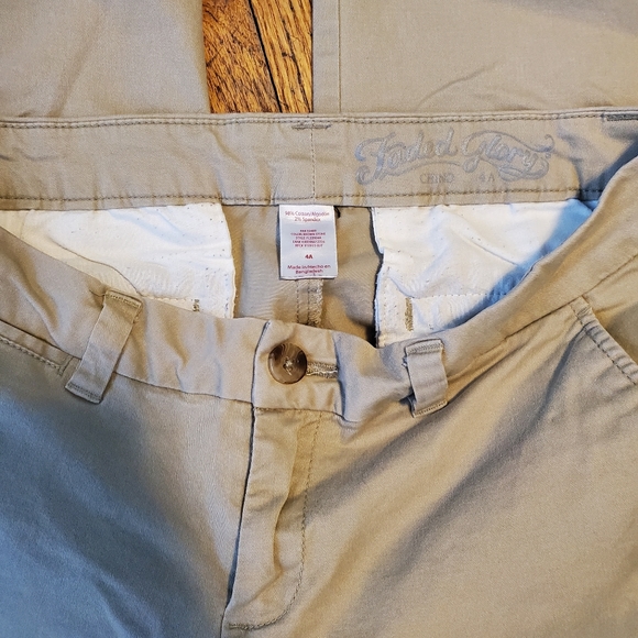 CLOSET CLOSING 7/31 Faded Glory Skinny Leg Khaki Chinos Size 4 - Picture 3 of 3